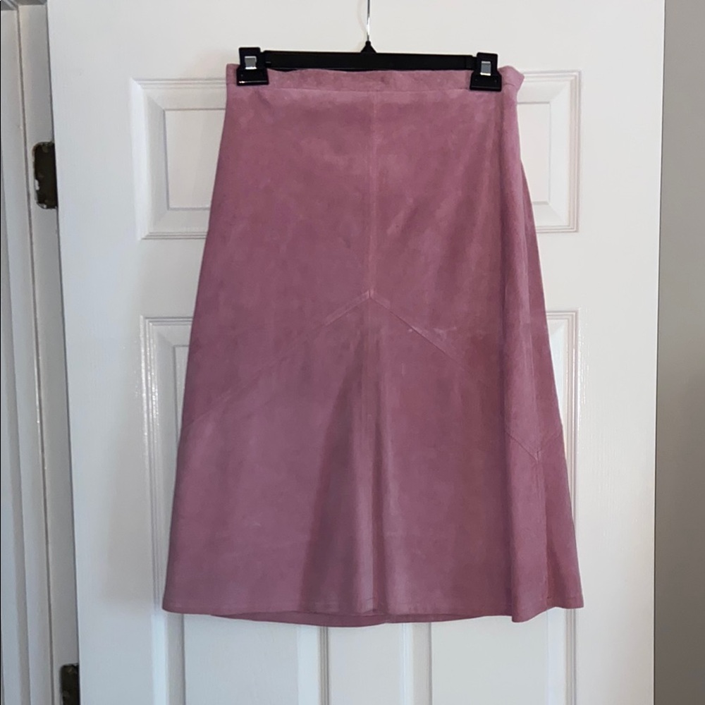 Terry Lewis Classic Luxuries Dusty Rose A-Line Skirt